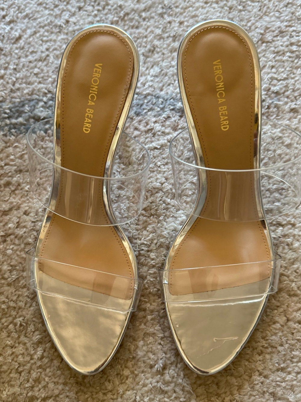 NEW Veronica Beard Asha 75 Sandals in Silver - Picture 6 of 11